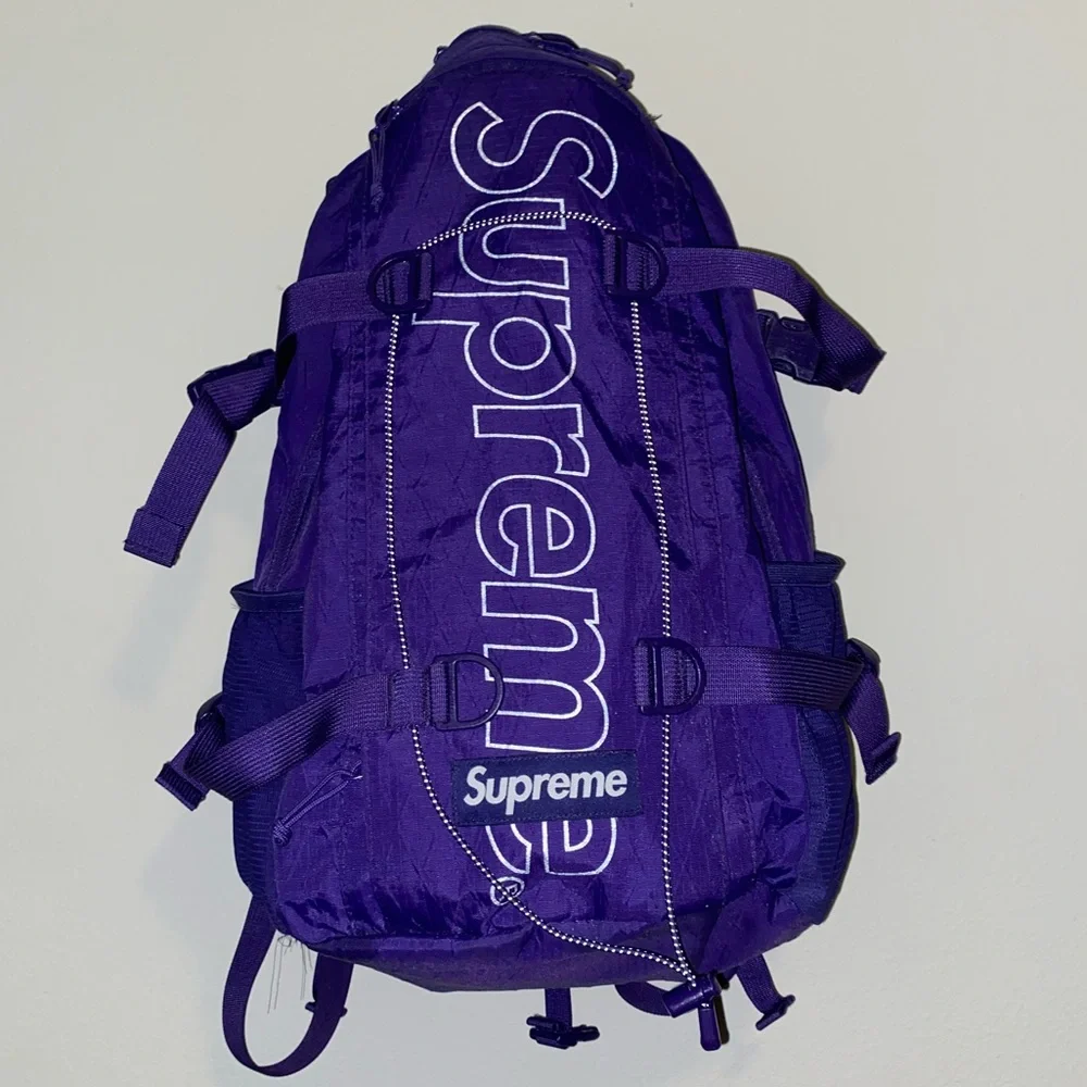 Supreme | Bags | Supreme Backpack Purple Fw8 Used | Poshmark